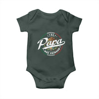 Funny El Papa Mas Chingon Baby Onesie Best Mexican Dad Father's Day