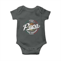 Funny El Papa Mas Chingon Baby Onesie Best Mexican Dad Father's Day