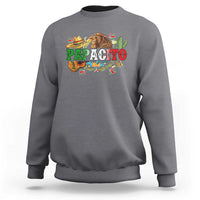 Funny Mexican Dad Papacito Sweatshirt Cinco De Mayo Golden Eagle Sombrero
