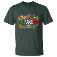 Funny Mexican Dad Papacito T Shirt Cinco De Mayo Golden Eagle Sombrero