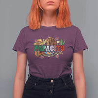 Funny Mexican Dad Papacito T Shirt For Women Cinco De Mayo Golden Eagle Sombrero