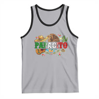 Funny Mexican Dad Papacito Tank Top Cinco De Mayo Golden Eagle Sombrero