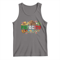 Funny Mexican Dad Papacito Tank Top Cinco De Mayo Golden Eagle Sombrero