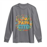 Funny Cinco De Mayo Father's Day Mexican Papacito Long Sleeve Shirt Sombrero Hat