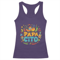Funny Cinco De Mayo Father's Day Mexican Papacito Racerback Tank Top Sombrero Hat