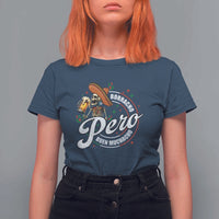 Funny Cinco De Mayo T Shirt For Women Borracho Pero Buen Muchacho Mexican Skeleton With Beers