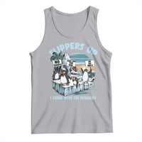 Flippers Up I Stand With The Peinguins Tank Top Penguins Tariff Resist