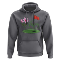 Amen Funny Golf Hoodie Azalea Floral Augusta Georgia for Golfers