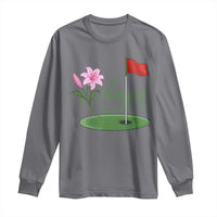 Amen Funny Golf Long Sleeve Shirt Azalea Floral Augusta Georgia for Golfers