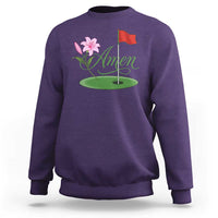 Amen Funny Golf Sweatshirt Azalea Floral Augusta Georgia for Golfers