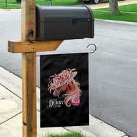Talk Derby To Me Garden Flag Funny Horse Racing Derby Day Stargazer Lilies
