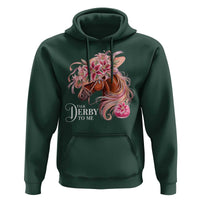 Talk Derby To Me Hoodie Funny Horse Racing Derby Day Stargazer Lilies