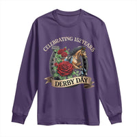 Celebrating 152 Years Derby Day Long Sleeve Shirt Vintage Horse Racing Roses