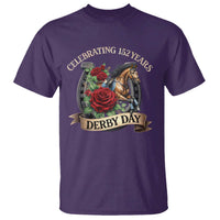 Celebrating 152 Years Derby Day T Shirt Vintage Horse Racing Roses