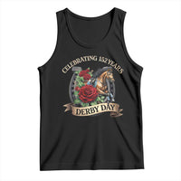 Celebrating 152 Years Derby Day Tank Top Vintage Horse Racing Roses