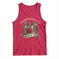 Celebrating 152 Years Derby Day Tank Top Vintage Horse Racing Roses