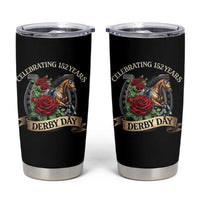 Celebrating 152 Years Derby Day Tumbler Cup Vintage Horse Racing Roses