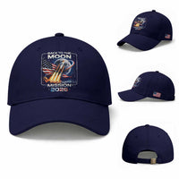 Back To The Moon Mission 2026 Baseball Cap Rocket Launch Moon Space Program