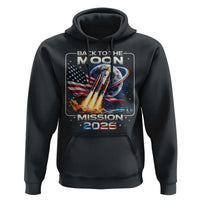 Back To The Moon Mission 2026 Hoodie Rocket Launch Moon Space Program