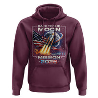 Back To The Moon Mission 2026 Hoodie Rocket Launch Moon Space Program