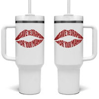 Save The Drama For Your Mama Tumbler With Handle Retro 90s Sitcom