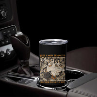 Just A Mom Trying To Keep Her Ducks In A Row Tumbler Cup Funny Duck Mom
