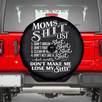 Mom Shit List Spare Tire Cover Funny Mom Life Sarcastic Mothers Day
