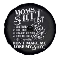 Mom Shit List Spare Tire Cover Funny Mom Life Sarcastic Mothers Day
