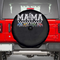 Monster Truck Mama Spare Tire Cover Funny Truck Mom Checkered Mother's Day