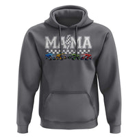 Monster Truck Mama Hoodie Funny Truck Mom Checkered Mother's Day