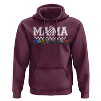 Monster Truck Mama Hoodie Funny Truck Mom Checkered Mother's Day