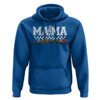 Monster Truck Mama Hoodie Funny Truck Mom Checkered Mother's Day
