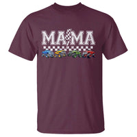 Monster Truck Mama T Shirt Funny Truck Mom Checkered Mother's Day