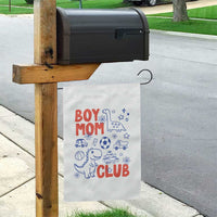 Boy Mom Club Garden Flag Mom Of Boys Dinosaur Kids Toy Doodles