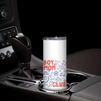 Boy Mom Club Skinny Tumbler Mom Of Boys Dinosaur Kids Toy Doodles