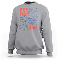 Boy Mom Club Sweatshirt Mom Of Boys Dinosaur Kids Toy Doodles