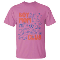 Boy Mom Club T Shirt Mom Of Boys Dinosaur Kids Toy Doodles
