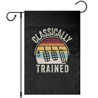 Classically Trained Car Garden Flag Funny Manual Transmission Driver