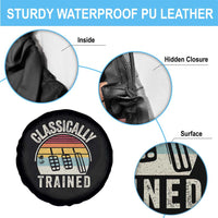 Classically Trained Car Spare Tire Cover Funny Manual Transmission Driver