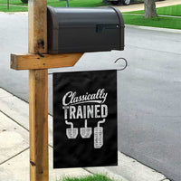 Classically Trained Manual Car Garden Flag Pedals Driving Humor
