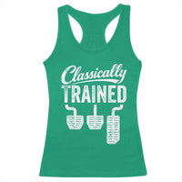 Classically Trained Manual Car Racerback Tank Top Pedals Driving Humor