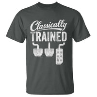 Classically Trained Manual Car T Shirt Pedals Driving Humor