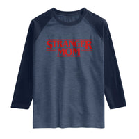 Stranger Mom Raglan Shirt Funny Mothers Day Movie Gift