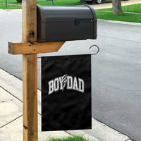 Boy Dad Lightning Bolt Checkered Varsity Son Daddy Garden Flag