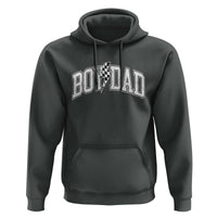 Boy Dad Lightning Bolt Checkered Varsity Son Daddy Hoodie