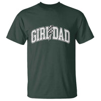 Girl Dad Lightning Bolt Checkered Varsity Daughter Daddy T Shirt