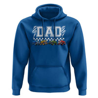 Monster Truck Dad Hoodie Funny Truck Daddy Checkered Father's Day