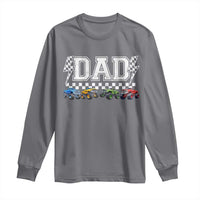 Monster Truck Dad Long Sleeve Shirt Funny Truck Daddy Checkered Father's Day