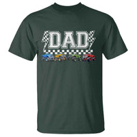 Monster Truck Dad T Shirt Funny Truck Daddy Checkered Father's Day