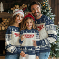Stranger Grandma Ugly Christmas Sweater Funny Grandmother Movie Gift